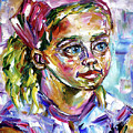 Girl With A Pink Hair Band